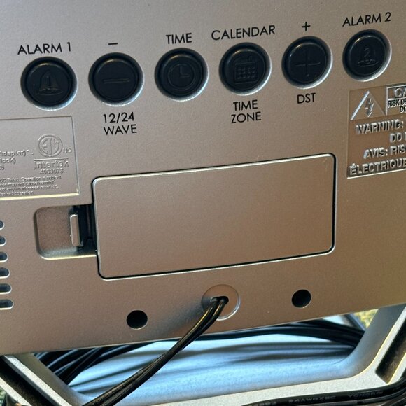 Sharp Atomic Desktop  Digital Clock with Color Display - Picture 6 of 7